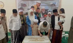 Peresmian Masjid Wakaf Ponpes Mina, pada hari Jum'at tanggal 13 Desember 2024.