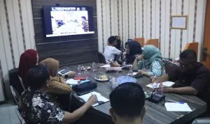 Penandatanganan Kesepakatan Bersama (MoU) Se-Sumatera Selatan Tentang Pemenuhan Kebutuhan Beras ASN Di Provinsi Sumatera Selatan dilakukan secara Virtual.