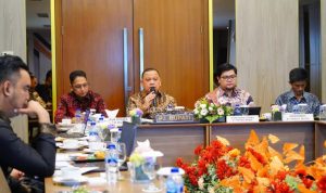 Penjabat Bupati Musi Banyuasin H. Sandi Fahlepi menghadiri Rapat Umum Pemegang Saham Luar Biasa (RUPS-LB) Rencana Kerja dan Anggaran (RKA) PT Petro Muba (Perseroda) di Hotel The Excelton Palembang, pada hari Senin tanggal 30 Desember 2024.
