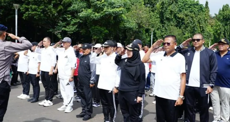 Walikota dan Wakil Walikota terpilih Kota Prabumulih H. Arlan dan Franky Nasril, S.Kom., MM mengikuti gladi kotor yang digelar oleh Kementerian Dalam Negeri RI menjelang pelantikan yang akan diadakan pada Kamis, 20 Februari 2025.
