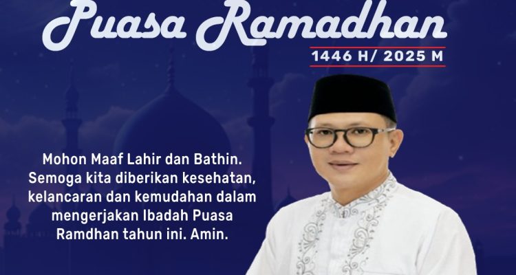 Wakil Ketua DPRD Kabupaten Penukal Abab Lematang Ilir (PALI), Firdaus Hasbullah, SH., MH, beserta keluarga menyampaikan ucapan selamat menunaikan ibadah puasa kepada seluruh masyarakat PALI.