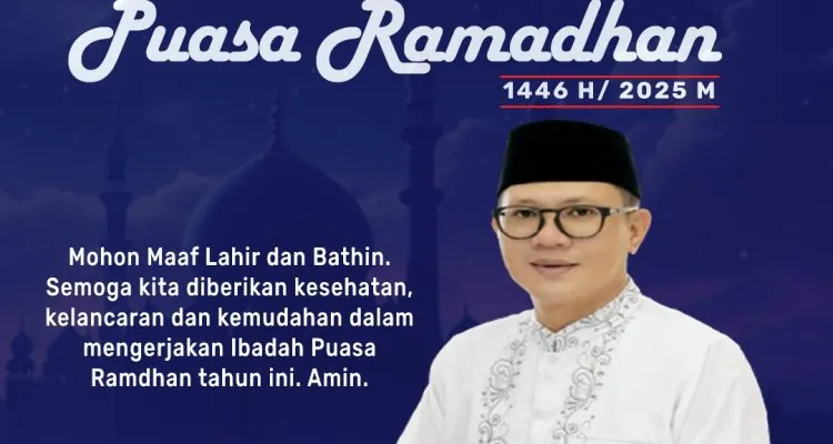 Wakil Ketua DPRD Kabupaten Penukal Abab Lematang Ilir (PALI), Firdaus Hasbullah, SH., MH, beserta keluarga menyampaikan ucapan selamat menunaikan ibadah puasa kepada seluruh masyarakat PALI.
