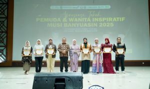 Penjabat Bupati Muba H Sandi Fahlepi, menyaksikan langsung malam Grand Final Pemilihan Duta GenRe (Generasi Berencana) Kabupaten Musi Banyuasin (Muba) Tahun 2025, pada hari Selasa tanggal 11 Februari 2025 di Opproom Pemkab Muba.