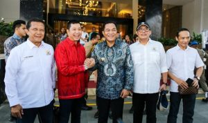 Penjabat Bupati Musi Banyuasin H M Toha menghadiri pelantikan Pengurus Gabungan Pengusaha Kelapa Sawit Indonesia (GAPKI) Cabang Sumatera Selatan untuk periode 2024-2029. Acara yang berlangsung meriah di Ballroom Hotel Excelton Palembang, pada Kamis tanggal 20 maret 2025.