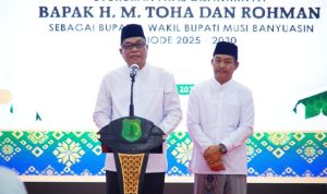 Ratusan Masyarakat Antusias Hadiri Peringatan Isra Miraj Nabi Muhammad SAW 1446 H sekaligus syukuran atas pelantikan Bupati dan Wakil Bupati untuk periode 2025-2030 acara berlangsung khidmat dan meriah di Pendopoan Griya Bumi Serasan Sekate, pada hari Jumat tanggal 7 Maret 2025.