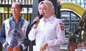 Wakil Bupati Kabupaten Banyuasin Apresiasi Sosialisasi 4 Pilar Anggota DPD RI di Kelurahan Tanah Mas, Kecamatan Talang Kelapa, pada hari Kamis, tanggal 24 April 2025.di Kelurahan Tanah Mas, Kecamatan Talang Kelapa, pada hari Kamis, tanggal 24 April 2025.