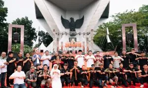 Sarasehan bertajuk "Menuju Penetapan Hari Komedi Nasional" berlangsung meriah di Monpera Palembang pada Minggu, 18 Mei 2025.