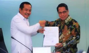 Wakil Bupati Muba, Rohman, dalam audiensi bersama Direktur Perencanaan dan Pembangunan Infrastruktur Migas Kementerian ESDM, pada hari Kamis, tanggal 25 Juli 2025. (foto : Humas Pemkab Muba)