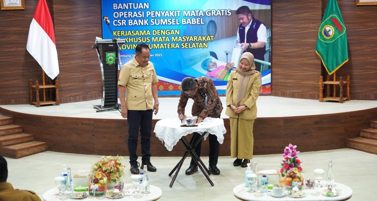 Wujud Kepedulian! BSB & Pemprov Sumsel Gelar Operasi Mata Gratis untuk Masyarakat Kurang Mampu.