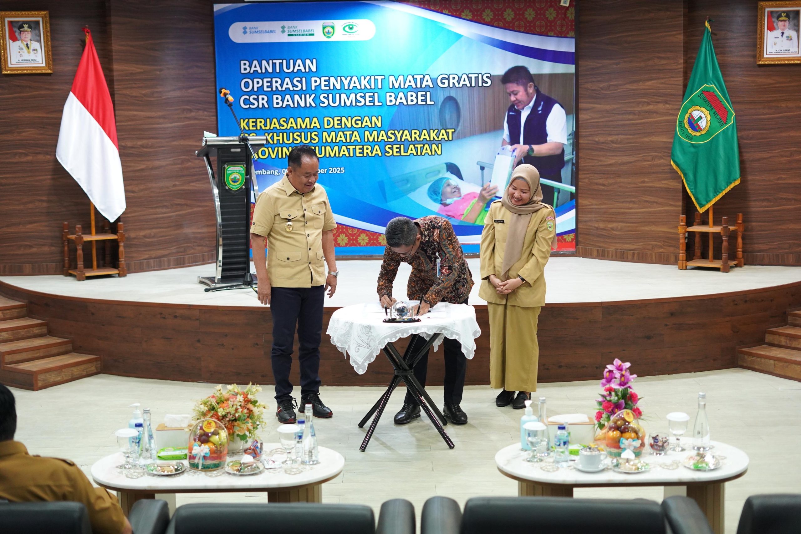 Wujud Kepedulian! BSB & Pemprov Sumsel Gelar Operasi Mata Gratis untuk Masyarakat Kurang Mampu.
