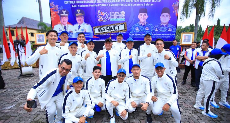 Wajah penuh semangat dan optimisme terpancar dari atlet basket Sumsel saat pengukuhan dan pelepasan kontingen di Halaman DPRD Sumsel. Mereka siap memberi yang terbaik untuk Sumsel di ajang nasional Pornas Korpri XVII.