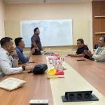 Suasana silaturahmi dan diskusi antara jajaran DPD PJS Sumatera Selatan bersama perwakilan Setjen DPD RI yang berlangsung hangat di Kantor DPD PJS Sumsel, Palembang, pada hari Selasa, tanggal 9 Desember 2025.
