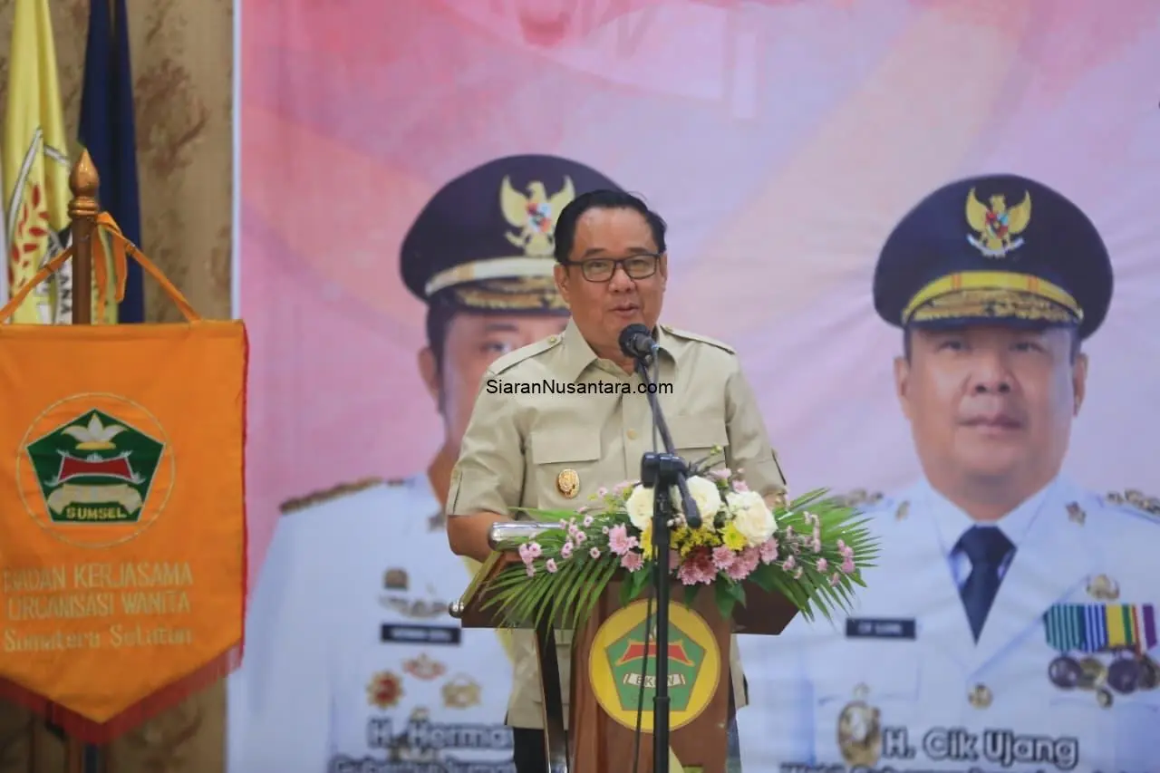 Wagub Cik Ujang Buka MUSPAR IX BKOW Sumsel 2026 Wagub Cik Ujang Buka MUSPAR IX BKOW Sumsel 2026