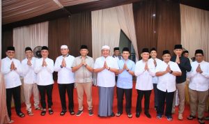 Gubernur Herman Deru saat menghadiri Safari Ramadhan Pemprov Sumsel bersama jajaran Forkopimda Sumsel di Kejati Sumsel.
