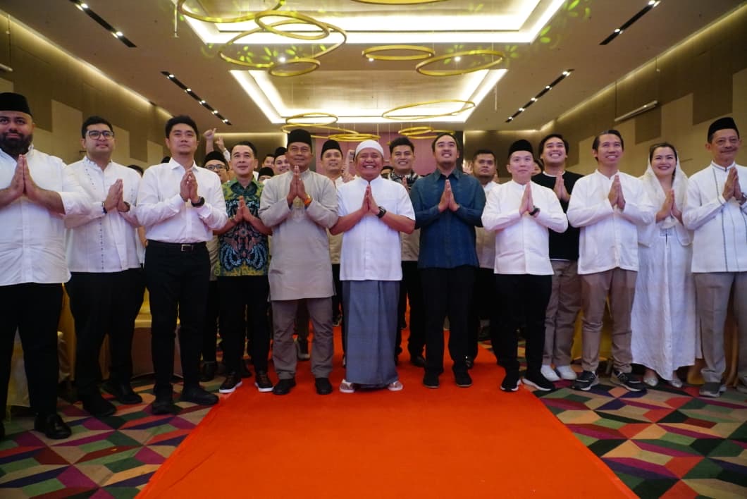Gubernur Sumsel Herman Deru buka puasa bersama keluarga besar BPD HIPMI Sumsel di Hotel The Zuri Palembang.