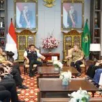 Gubernur Sumsel Herman Deru menerima kunjungan Dirut Pelindo Achmad Muchtasyar di Griya Agung membahas Pelabuhan Tanjung Carat. Gubernur Sumsel Herman Deru menerima kunjungan Dirut Pelindo Achmad Muchtasyar di Griya Agung membahas Pelabuhan Tanjung Carat.