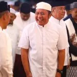 Gubernur Sumsel Herman Deru didampingi Wakil Gubernur Cik Ujang dan Forkopimda saat menutup Pengajian Ramadhan 1447 H di Griya Agung Palembang.