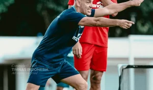 Sesi latihan perdana Timnas Indonesia jelang lawan Saint Kitts and Nevis di FIFA Series 2026 Sesi latihan perdana Timnas Indonesia jelang lawan Saint Kitts and Nevis di FIFA Series 2026.