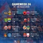 Jadwal Lengkap Pekan 24 BRI Super League 2025/26