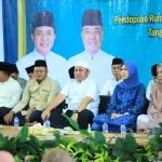 Gubernur Sumsel Herman Deru didampingi Hj. Feby Deru menghadiri acara Safari Ramadhan 1447 H di Pendopoan Rumah Dinas Wali Kota Prabumulih.