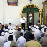 herman-deru-safari-jumat-palembang Herman Deru memberikan sambutan di Masjid Ruziqna Palembang saat Safari Jumat.