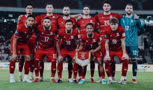 skuad-timnas-indonesia-vs-saint-kitts-fifa-series-2026 Skuad Timnas Indonesia berfoto bersama sebelum laga Semi Final FIFA Series 2026.