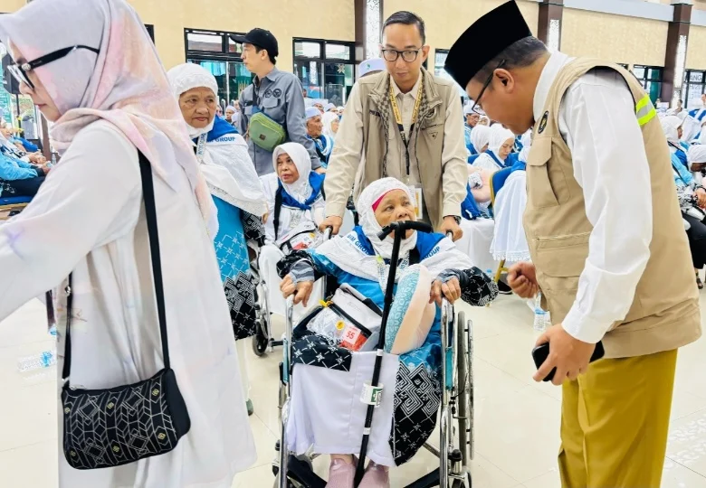 2.652 Jemaah Haji Embarkasi Palembang Telah Diberangkatkan, Proses Berjalan Lancar.
