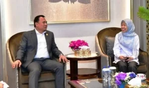 Ketua DPRD Sumsel Terima Audiensi Kakanwil DJP Sumsel-Babel. Foto: Hms DPRD Sumsel.