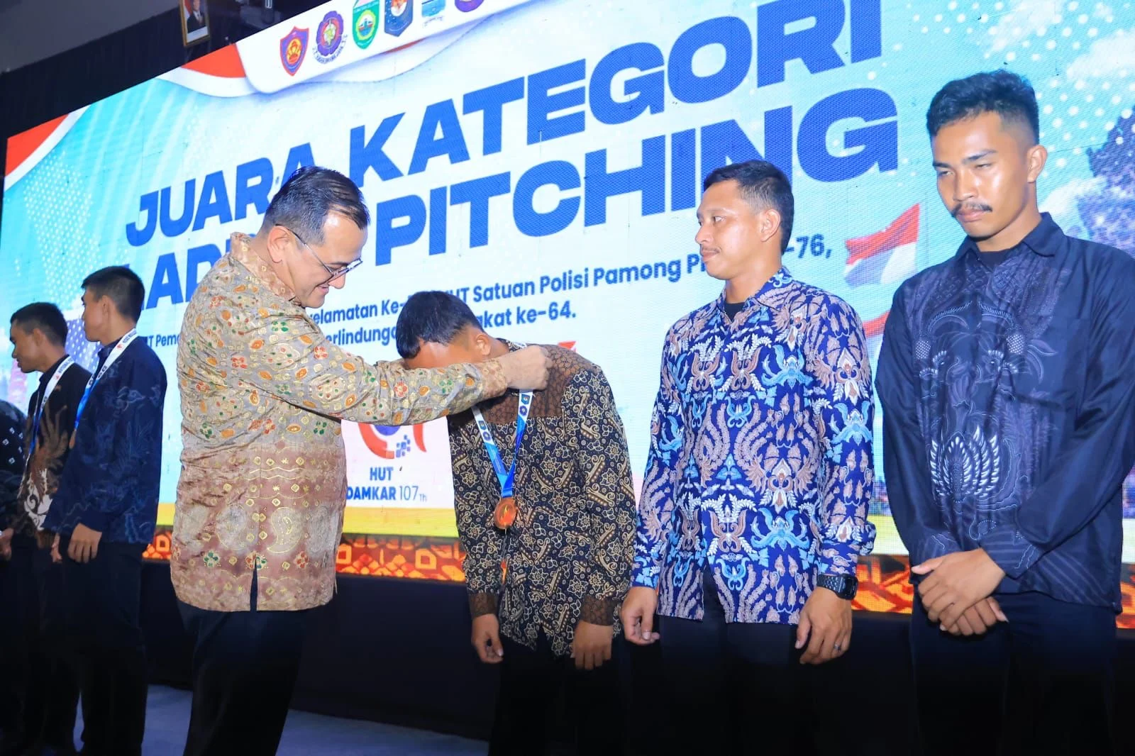 Gala Dinner dalam rangka peringatan Hari Ulang Tahun ke-107 Pemadam Kebakaran dan Penyelamatan, Hari Ulang Tahun ke-76 Satuan Polisi Pamong Praja, serta Hari Ulang Tahun ke-64 Satuan Perlindungan Masyarakat.