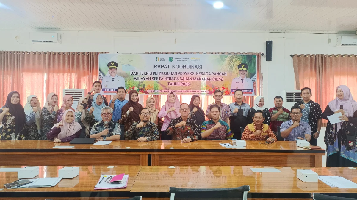 Dinas Ketahanan Pangan Muba bahas proyeksi neraca pangan 2026