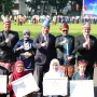 Wakil Gubernur Sumatera Selatan, H. Cik Ujang, memimpin upacara bendera dalam rangka peringatan Hari Pendidikan Nasional (Hardiknas) 2026.