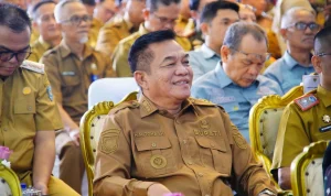 bupati-muba-launching-sensus-ekonomi-2026 Bupati Muba Toha Tohet saat menghadiri Launching Sensus Ekonomi 2026 di Griya Agung Palembang.