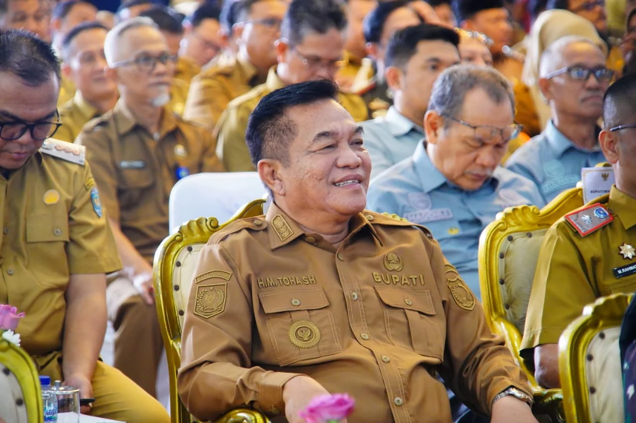 bupati-muba-launching-sensus-ekonomi-2026 Bupati Muba Toha Tohet saat menghadiri Launching Sensus Ekonomi 2026 di Griya Agung Palembang.