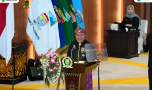 Rapat Paripurna DPRD Sumsel memperingati Hari Jadi ke-80 Provinsi Sumatera Selatan dihadiri Gubernur Herman Deru.