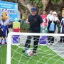 Gubernur Sumsel Herman Deru saat mensosialisasikan Piala Dunia 2026 di Kambang Iwak Palembang.