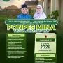 Pamflet pendaftaran santri baru Pondok Pesantren Minhajul Aulia Palembang 2026-2027.