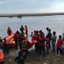 Evakuasi jasad bocah hanyut Jesra Putra di Pesisir Selatan