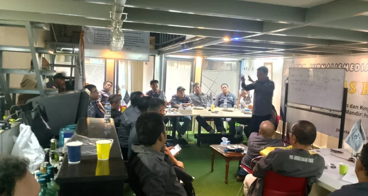 Suasana Rapimnas PJS 2026 di Jakarta dan penyerahan penghargaan anggota terbanyak ke PJS Sumsel.