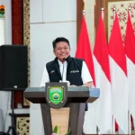 Gubernur Sumsel Herman Deru saat membuka Rakor Camat Sukseskan Sensus Ekonomi 2026 di Griya Agung.