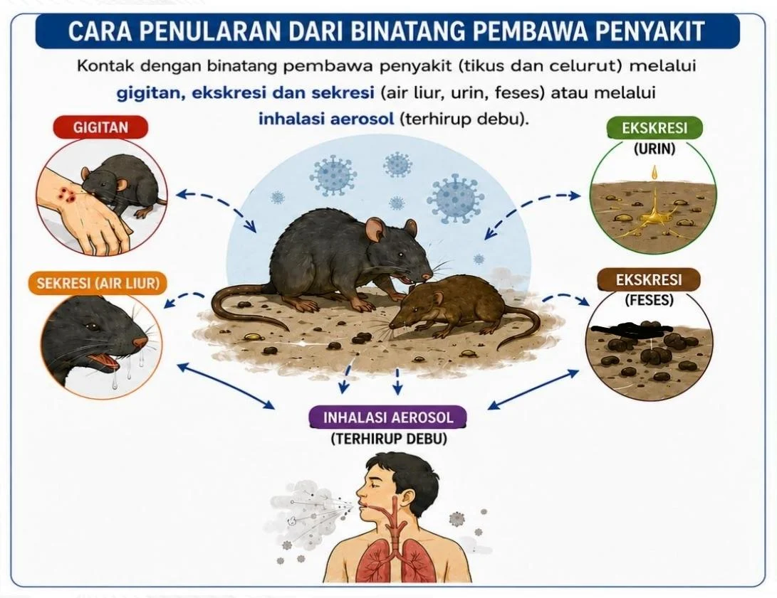 waspada-virus-hanta-tikus-kemenkes-ri Infografis pencegahan virus hanta dari tikus oleh Kemenkes RI.