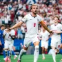 Selebrasi kapten Timnas Inggris Harry Kane setelah mencetak gol ke gawang Kroasia di Piala Dunia 2026.
