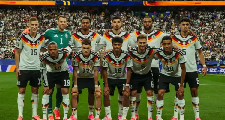 Foto skuad Timnas Jerman berpose bersama sebelum pertandingan perdana Grup E Piala Dunia 2026 dimulai.