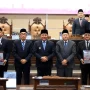 Rapat Paripurna DPRD Sumsel penyerahan dokumen Opini WTP ke-12 dari BPK RI kepada Gubernur Herman Deru dan Ketua DPRD Andie Dinialdie.