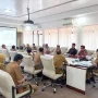 Suasana rapat koordinasi jajaran Pemkab Muba mengenai rencana pembentukan tim khusus penertiban HGU dan Amdal perusahaan Muba.