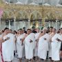Doc : Presiden Prabowo Subianto menjalankan ibadah umrah di Masjidil Haram, Makkah, di sela kunjungan kerjanya ke Arab Saudi.