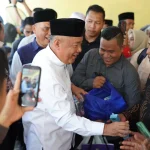 Wakil Gubernur Sumatera Selatan, H. Cik Ujang, menghadiri Haflah Akhirussanah sekaligus wisuda santri Pondok Pesantren Subulul Falah di Desa Tulung Harapan, Kecamatan Lempuing, Kabupaten Ogan Komering Ilir (OKI).