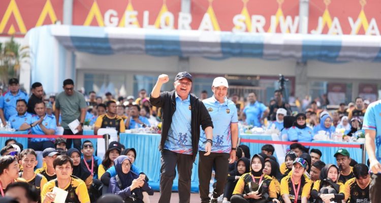 Gubernur Sumsel Herman Deru mengapresiasi pelaksanaan Sumsel Bhayangkara Run 2026 yang dinilai menjadi momentum memperkuat kedekatan Polri dengan masyarakat melalui semangat olahraga dan kebersamaan. Gubernur Sumsel Herman Deru mengapresiasi pelaksanaan Sumsel Bhayangkara Run 2026 yang dinilai menjadi momentum memperkuat kedekatan Polri dengan masyarakat melalui semangat olahraga dan kebersamaan.
