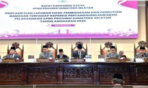 Rapat Paripurna XXXVII DPRD Provinsi Sumatera Selatan menyetujui Raperda Pertanggungjawaban Pelaksanaan APBD Tahun Anggaran 2025 menjadi Peraturan Daerah, sekaligus memberikan sejumlah rekomendasi kepada Pemerintah Provinsi Sumatera Selatan untuk perbaikan tata kelola keuangan daerah. Rapat Paripurna XXXVII DPRD Provinsi Sumatera Selatan menyetujui Raperda Pertanggungjawaban Pelaksanaan APBD Tahun Anggaran 2025 menjadi Peraturan Daerah, sekaligus memberikan sejumlah rekomendasi kepada Pemerintah Provinsi Sumatera Selatan untuk perbaikan tata kelola keuangan daerah.