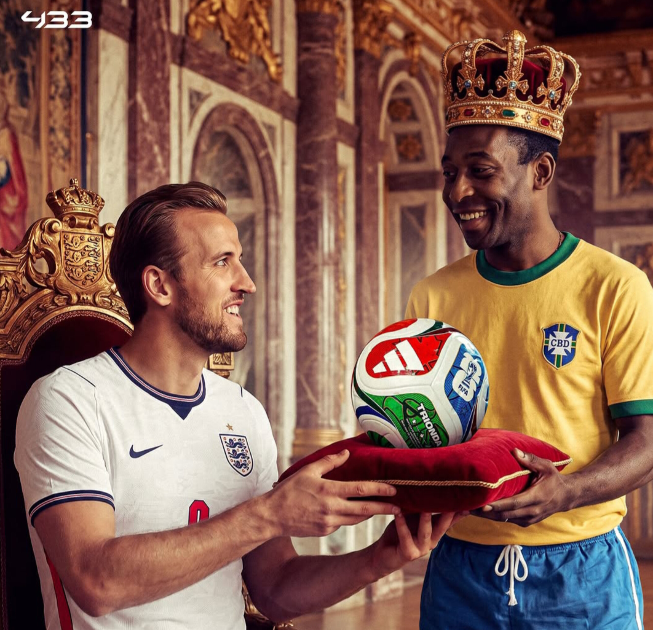 Doc 433 : Kapten Timnas Inggris Harry Kane merayakan gol kemenangan ke gawang Republik Demokratik Kongo pada babak 32 besar Piala Dunia 2026 di Stadion Atlanta, Rabu (1/7). Dwigol Kane membawa Three Lions menang 2-1 sekaligus mengantarkannya melampaui rekor gol Piala Dunia milik legenda Brasil, Pelé. Doc 433 : Kapten Timnas Inggris Harry Kane merayakan gol kemenangan ke gawang Republik Demokratik Kongo pada babak 32 besar Piala Dunia 2026 di Stadion Atlanta, Rabu (1/7). Dwigol Kane membawa Three Lions menang 2-1 sekaligus mengantarkannya melampaui rekor gol Piala Dunia milik legenda Brasil, Pelé.