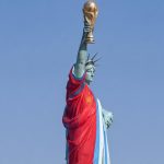 Ikon Kota New York, Patung Liberty, menjadi bagian dari perayaan final Piala Dunia 2026. Ikon Kota New York, Patung Liberty, menjadi bagian dari perayaan final Piala Dunia 2026.